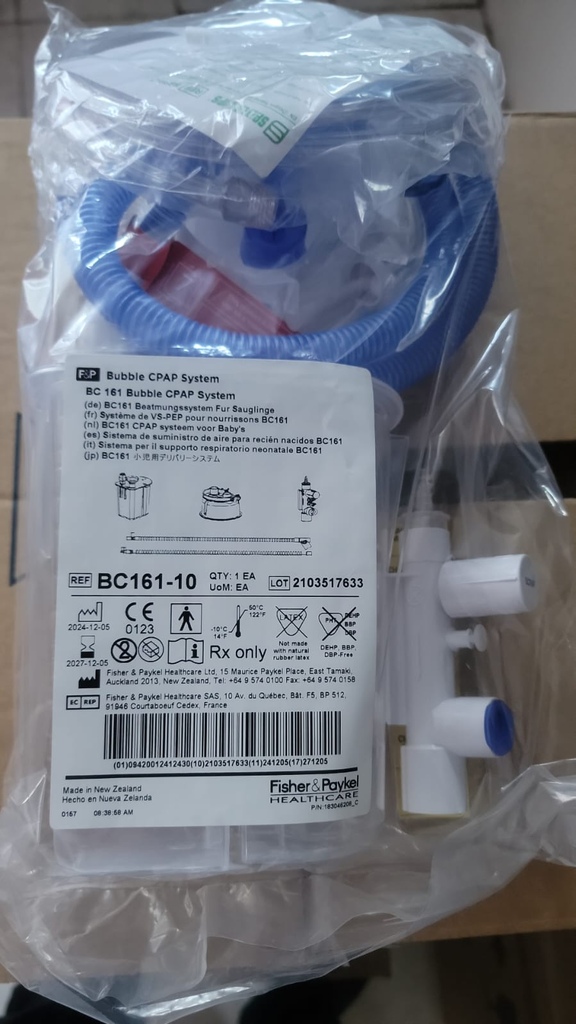 SISTEMA CPAP BURBUJA FISHER&PAYKEL BC161