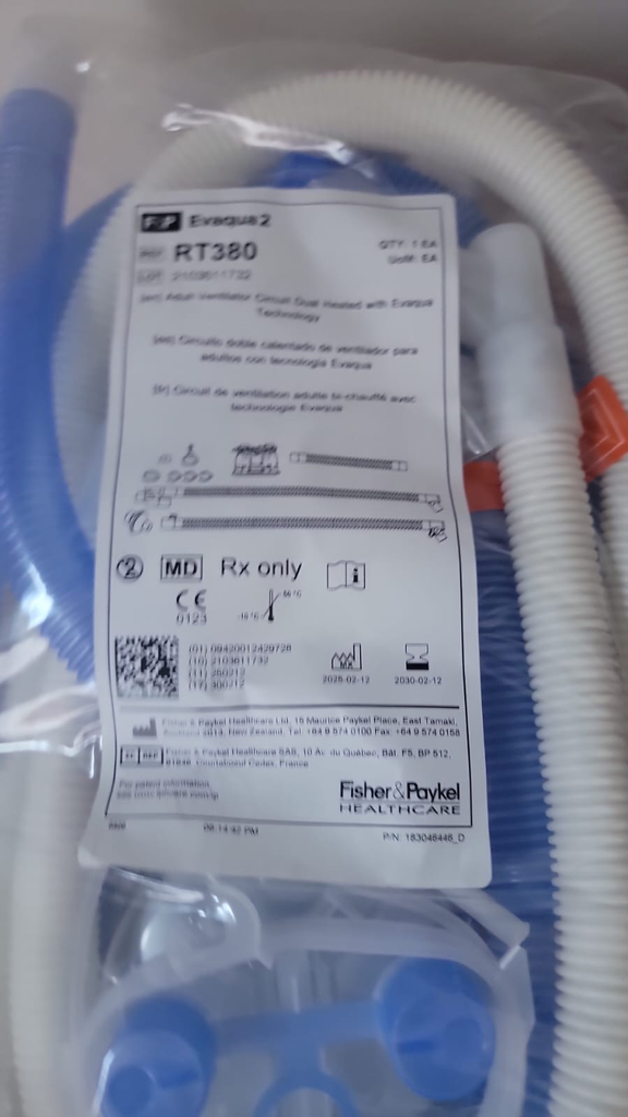 CIRCUITO RT 380 FISHER&PAYKEL | NexusMed Solutions
